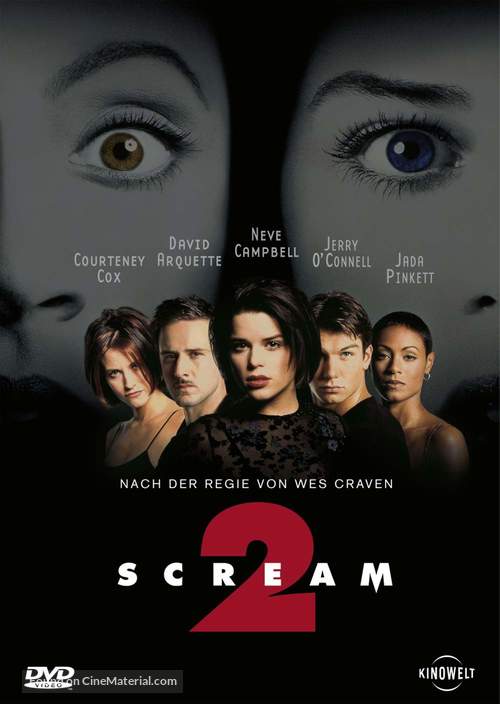 Scream 2 - German DVD movie cover