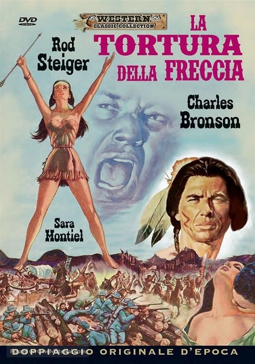 Run of the Arrow - Italian DVD movie cover