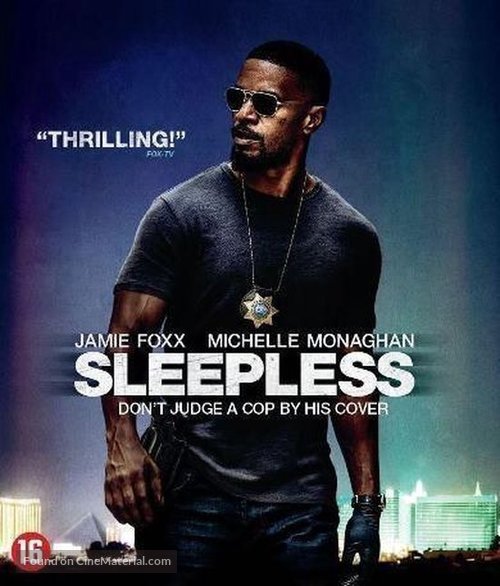 Sleepless - Dutch Blu-Ray movie cover