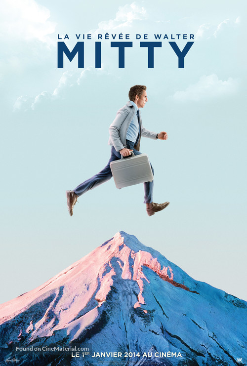 The Secret Life of Walter Mitty - French Movie Poster