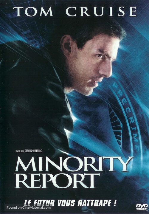 Minority Report - French DVD movie cover
