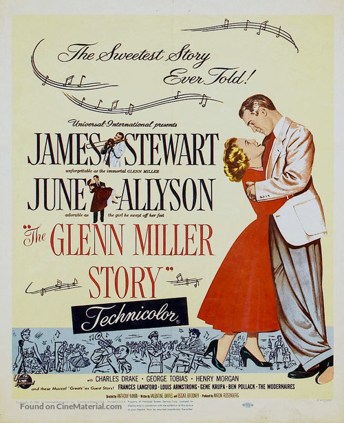 The Glenn Miller Story - Movie Poster