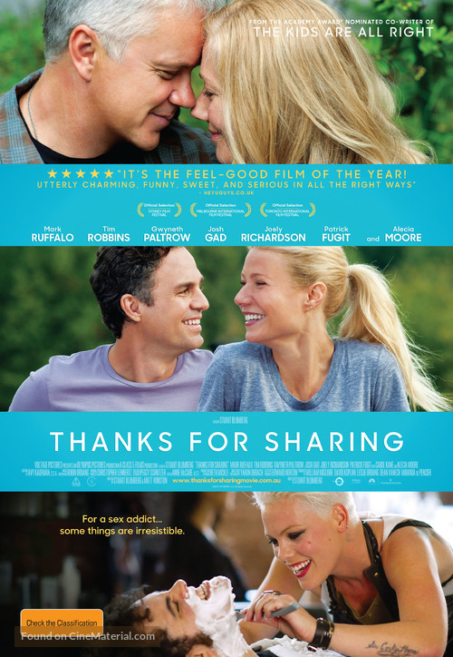 Thanks for Sharing - Australian Movie Poster