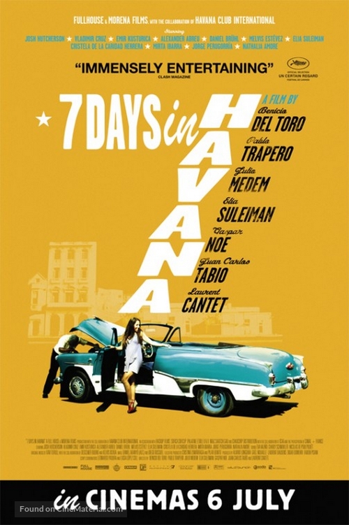 7 d&iacute;as en La Habana - British Movie Poster