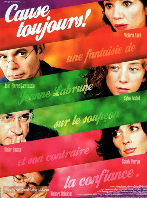 Cause toujours! - French Movie Poster