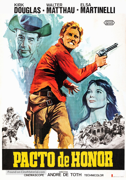 The Indian Fighter - Spanish Movie Poster