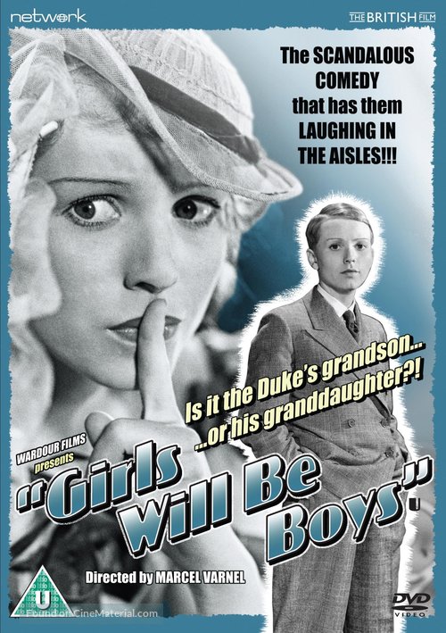 Girls Will Be Boys - British DVD movie cover