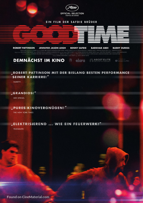 Good Time - German Movie Poster
