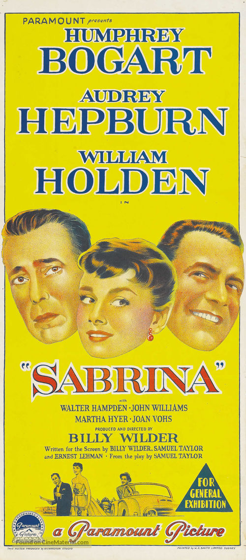 Sabrina - Australian Movie Poster