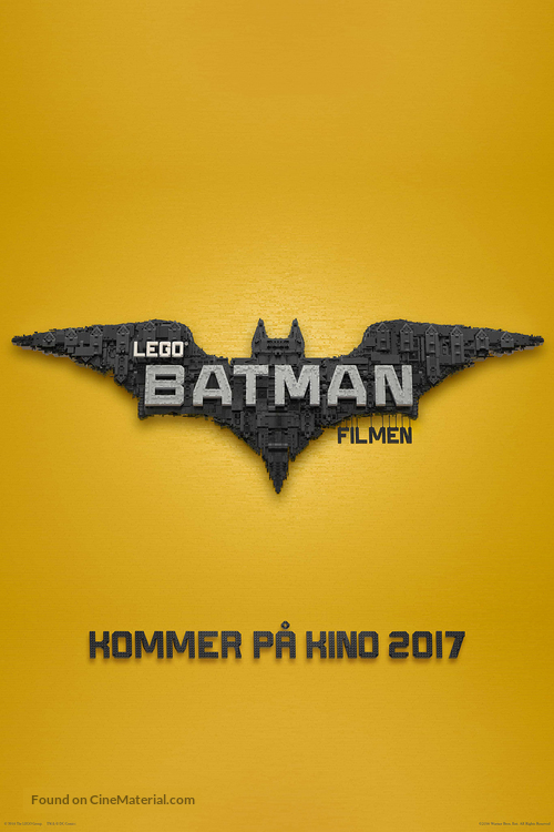 The Lego Batman Movie - Norwegian Movie Poster