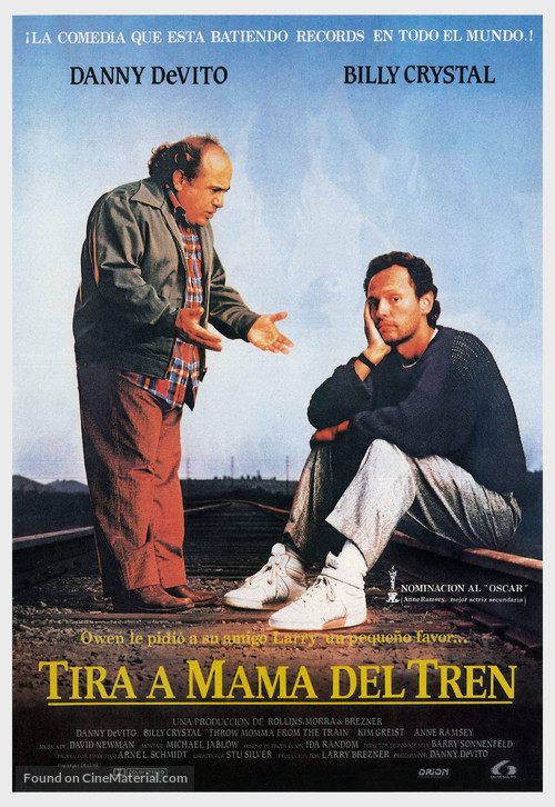 Throw Momma from the Train - Spanish Movie Poster