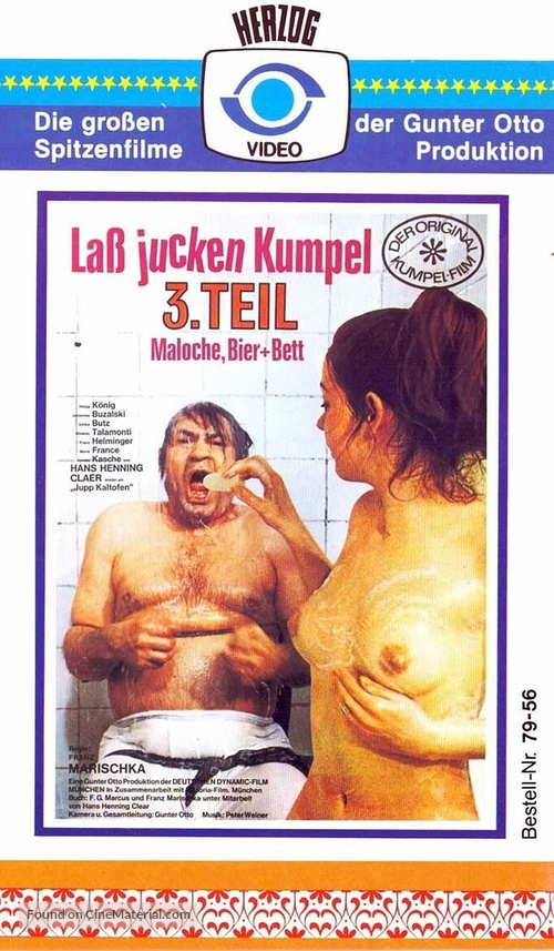 La&szlig; jucken, Kumpel 3: Maloche, Bier und Bett - German VHS movie cover