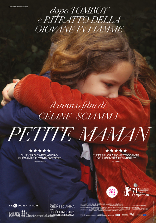 Petite maman - Italian Movie Poster