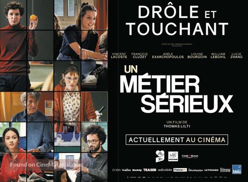 Un m&eacute;tier s&eacute;rieux - French poster