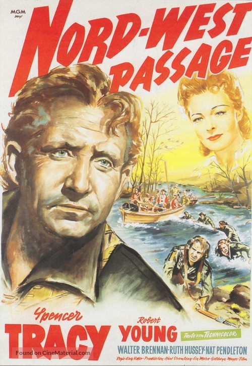 Northwest Passage - German Movie Poster