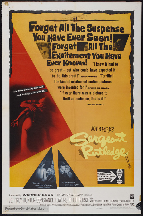 Sergeant Rutledge - Movie Poster