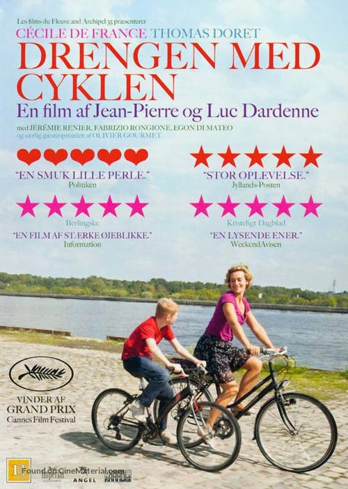 Le gamin au v&eacute;lo - Danish DVD movie cover