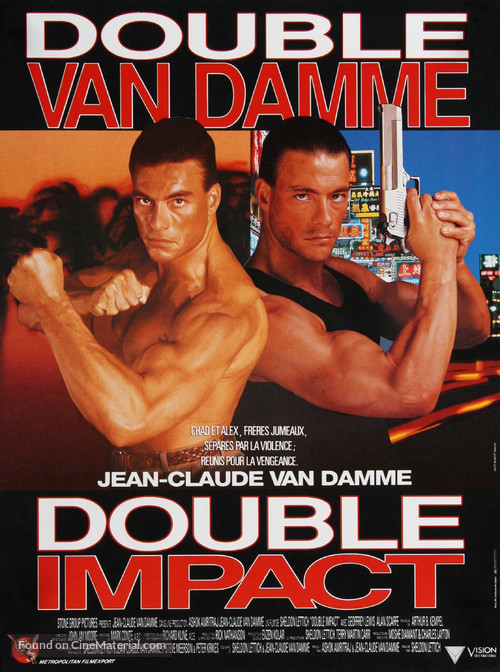 Double Impact - French Movie Poster