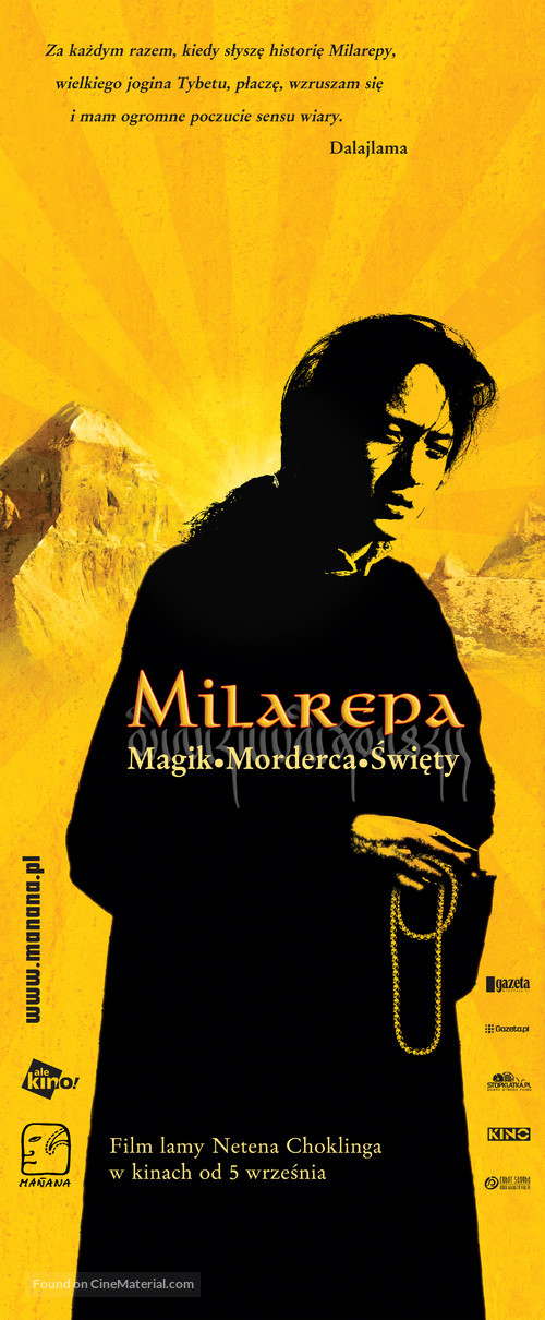 Milarepa - Polish Movie Poster