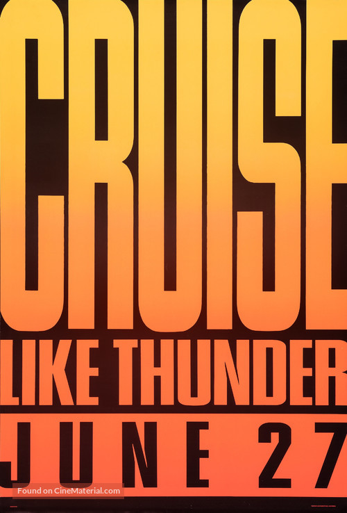 Days of Thunder - Movie Poster