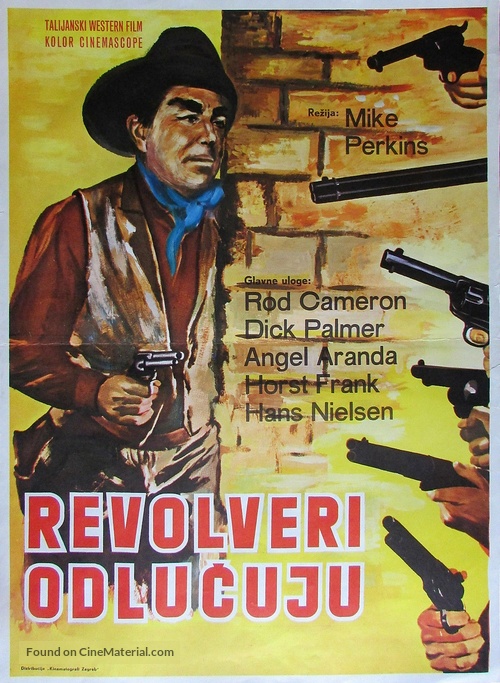 Le pistole non discutono - Yugoslav Movie Poster