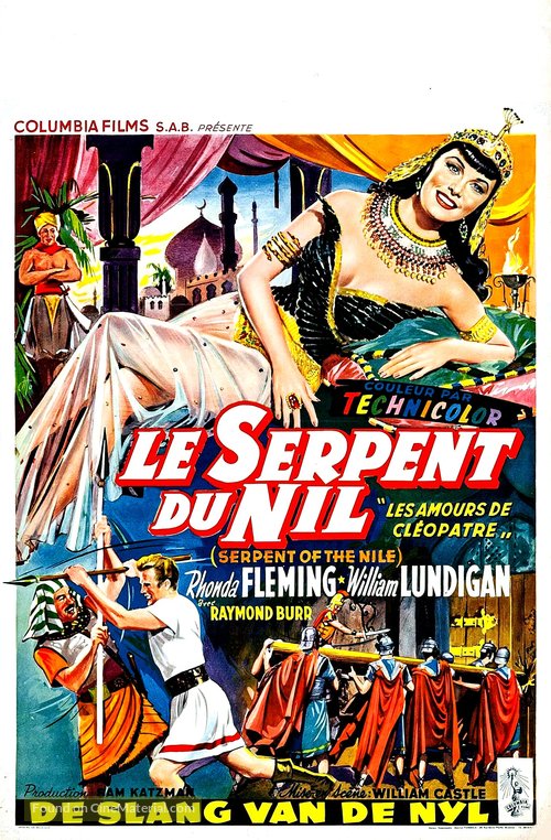 Serpent of the Nile - Belgian Movie Poster