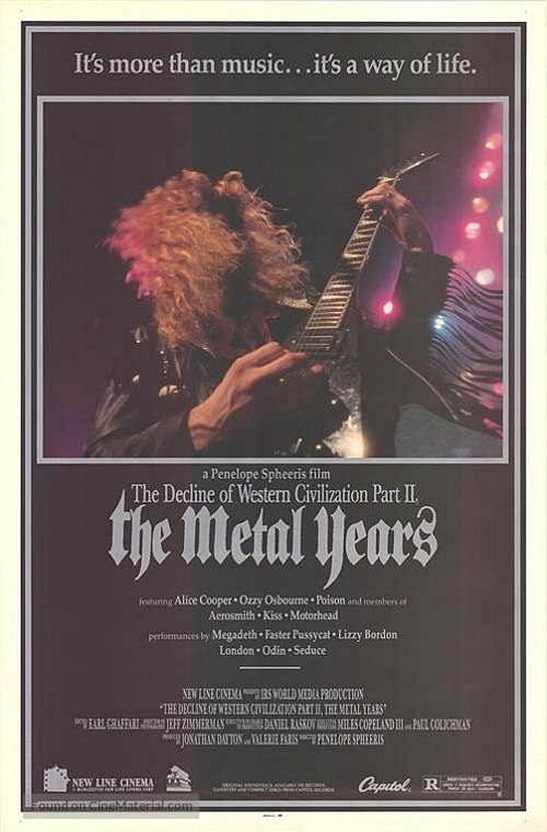 The Decline of Western Civilization Part II: The Metal Years - Movie Poster
