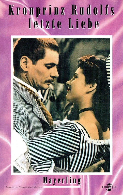 Kronprinz Rudolfs letzte Liebe - German VHS movie cover