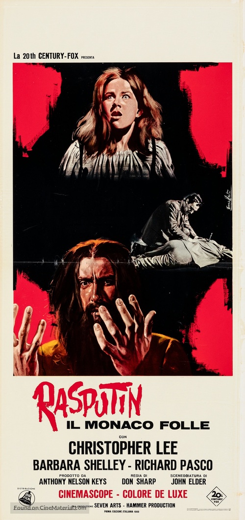 Rasputin: The Mad Monk - Italian Movie Poster