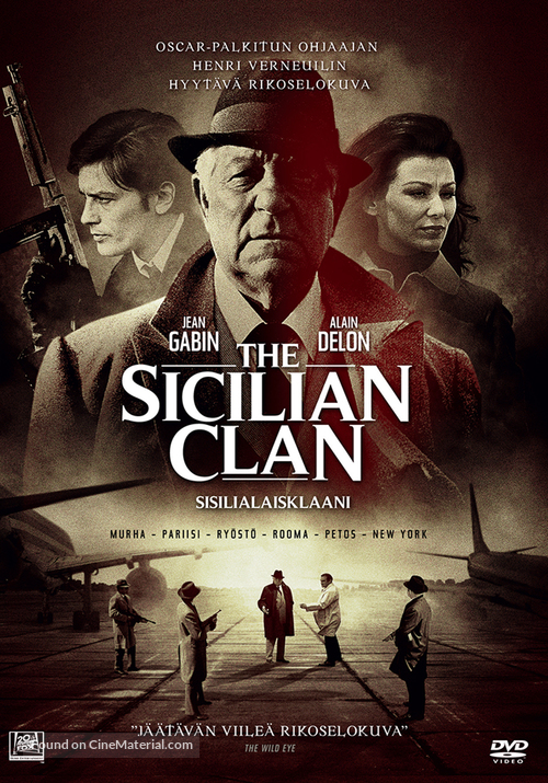 Le clan des Siciliens - Finnish DVD movie cover
