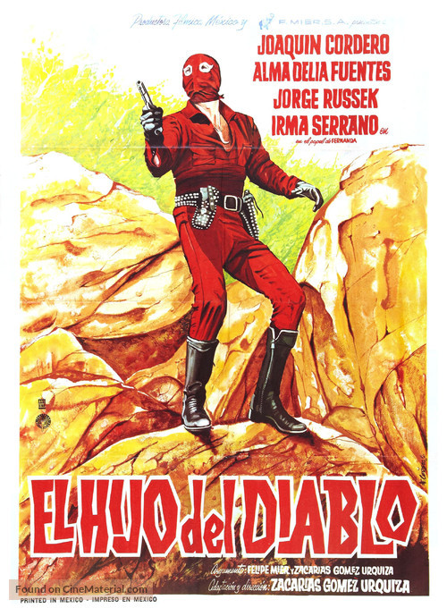 El hijo del diablo - Mexican Movie Poster