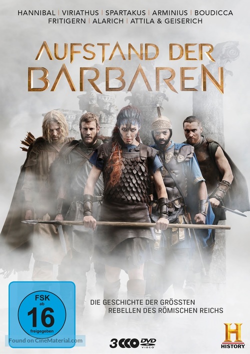 &quot;Barbarians Rising&quot; - German DVD movie cover