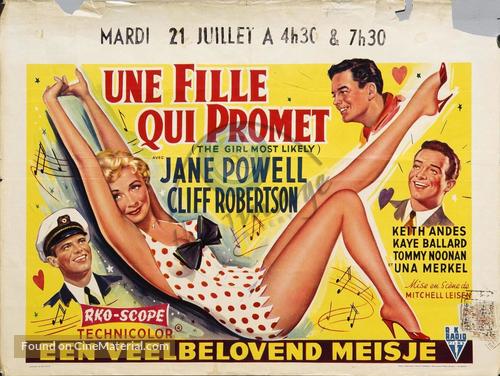 The Girl Most Likely - Belgian Movie Poster