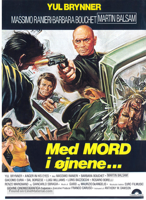 Con la rabbia agli occhi - Danish Movie Poster