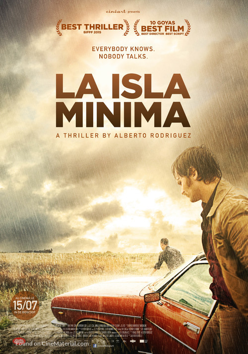 La isla m&iacute;nima - Belgian Movie Poster