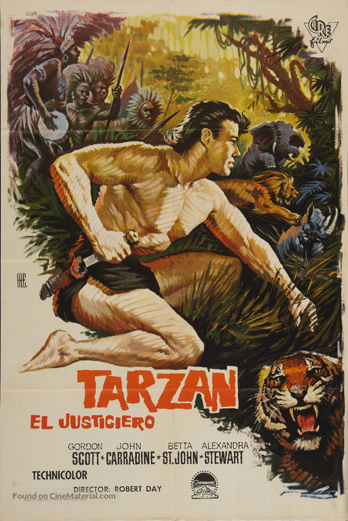 Tarzan the Magnificent - Spanish Movie Poster