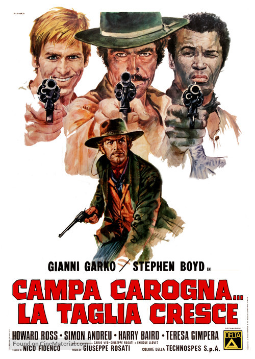 Campa carogna... la taglia cresce - Italian Movie Poster