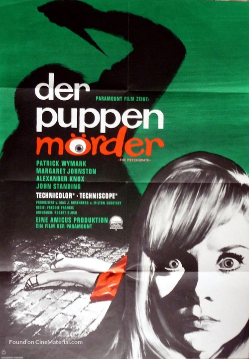 The Psychopath - German Movie Poster