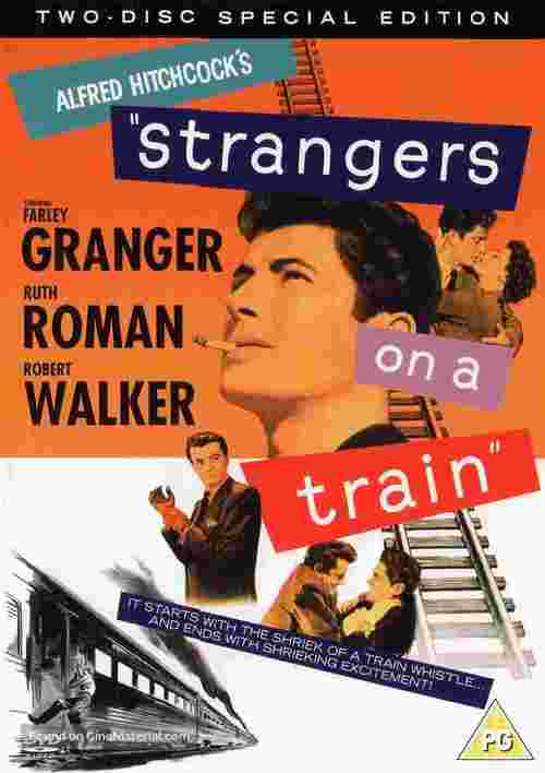 Strangers on a Train - British DVD movie cover