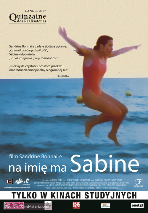 Elle s&#039;appelle Sabine - Polish Movie Poster