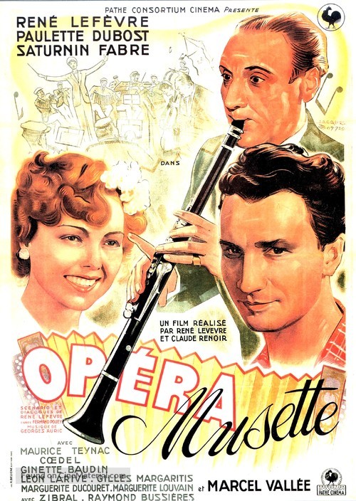 Op&eacute;ra-Musette - French Movie Poster