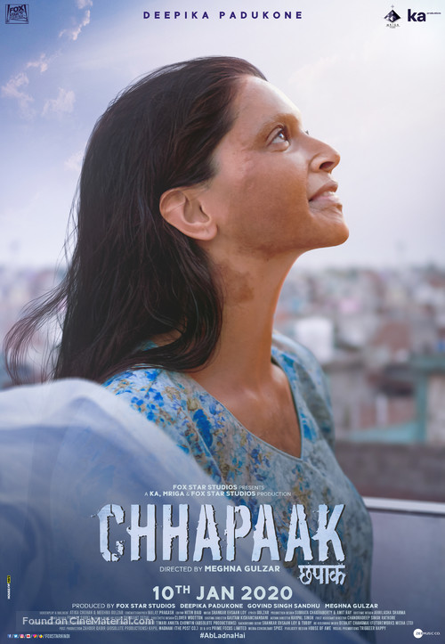 Chhapaak - Indian Movie Poster