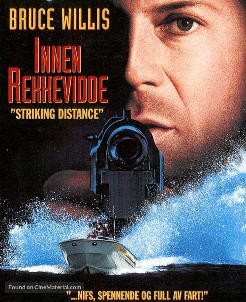 Striking Distance - Norwegian DVD movie cover