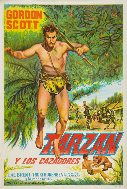 Tarzan and the Trappers - Argentinian Movie Poster