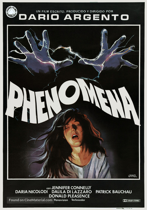 Phenomena - Spanish Movie Poster