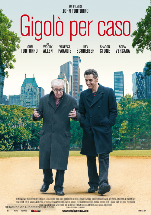 Fading Gigolo - Italian Movie Poster