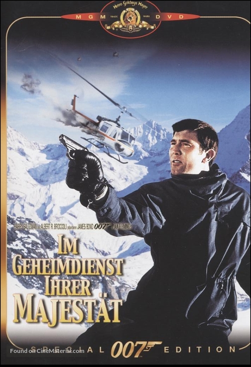 On Her Majesty&#039;s Secret Service - German Movie Cover