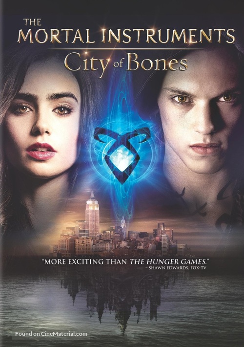 The Mortal Instruments: City of Bones - DVD movie cover