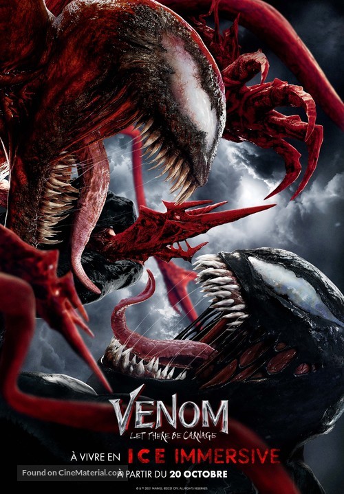 Venom: Let There Be Carnage - French Movie Poster
