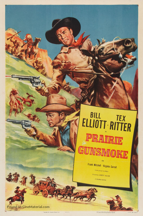 Prairie Gunsmoke - Re-release movie poster